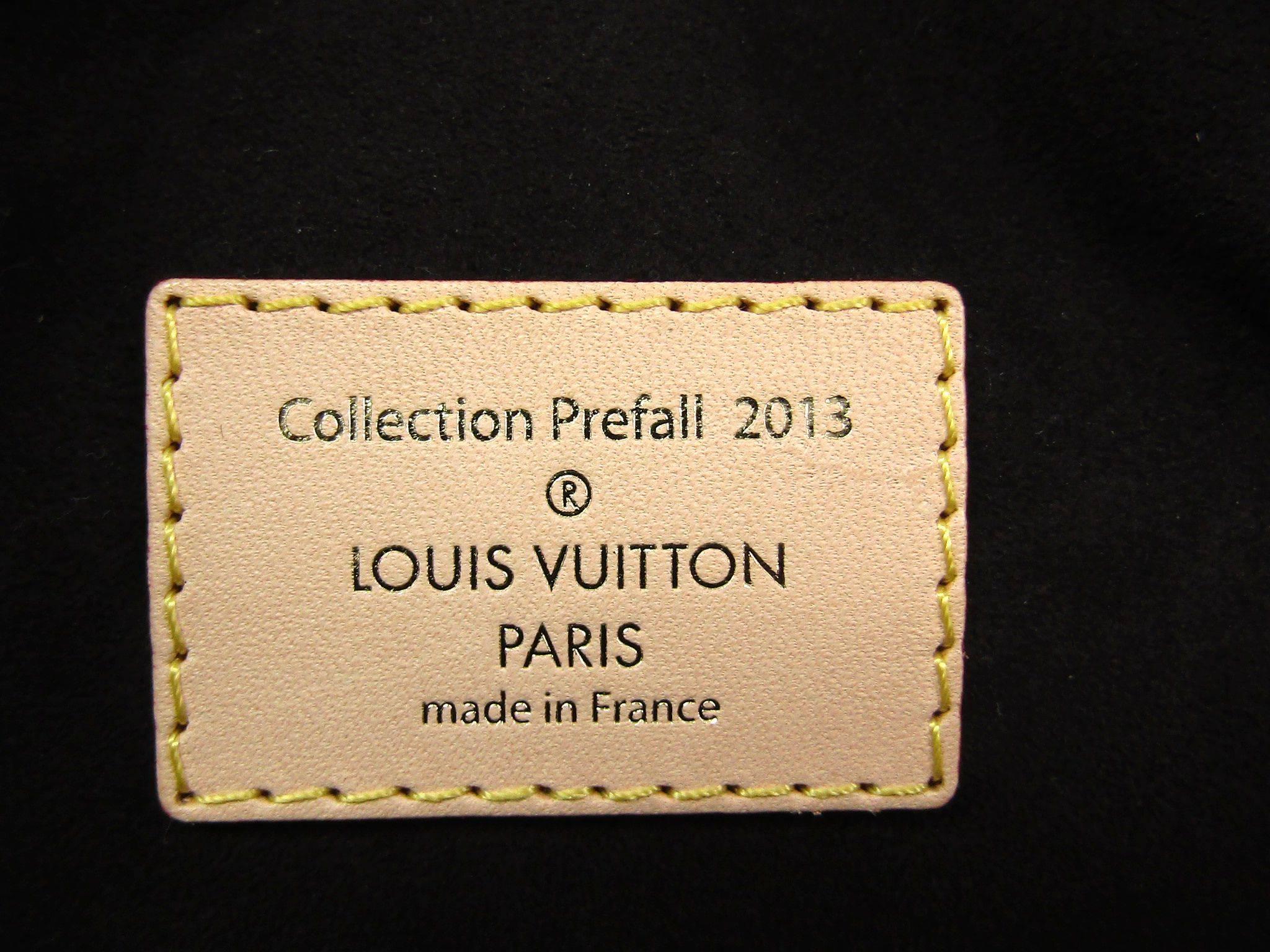 Louis Vuitton Rare Limited Edition Monogram Brown Red Top Handle Satchel Bag 1