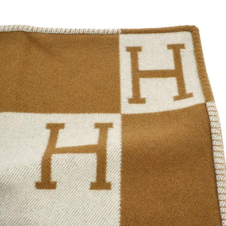 brown hermes blanket