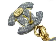 Chanel Vintage Rue Cambon No 5 Ivory Dangle Drop Evening Charm Earrings