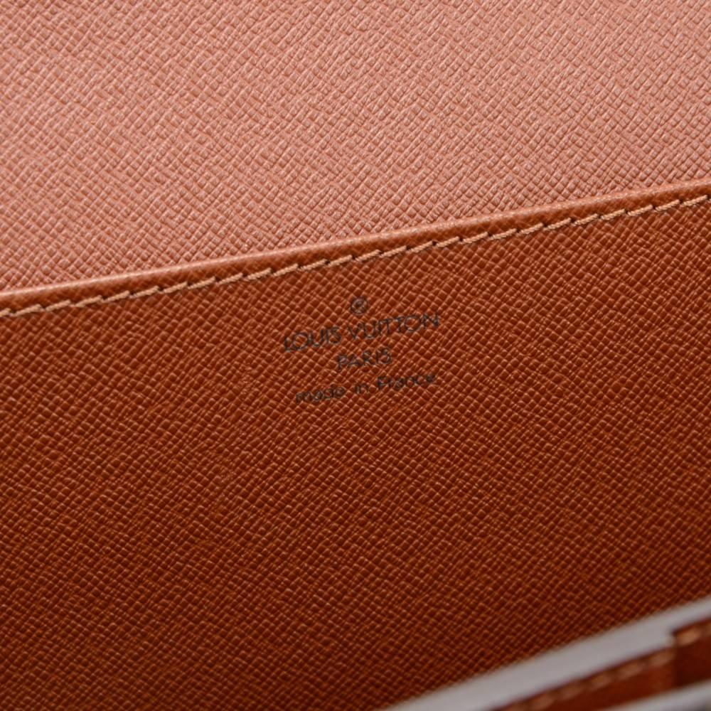 Louis Vuitton Vintage Rare Monogram Canvas Men's Briefcase Laptop Business Bag 1