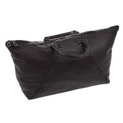 Bottega Veneta Leather Men's Women's Overnight Weekender Carryall Travel Bag