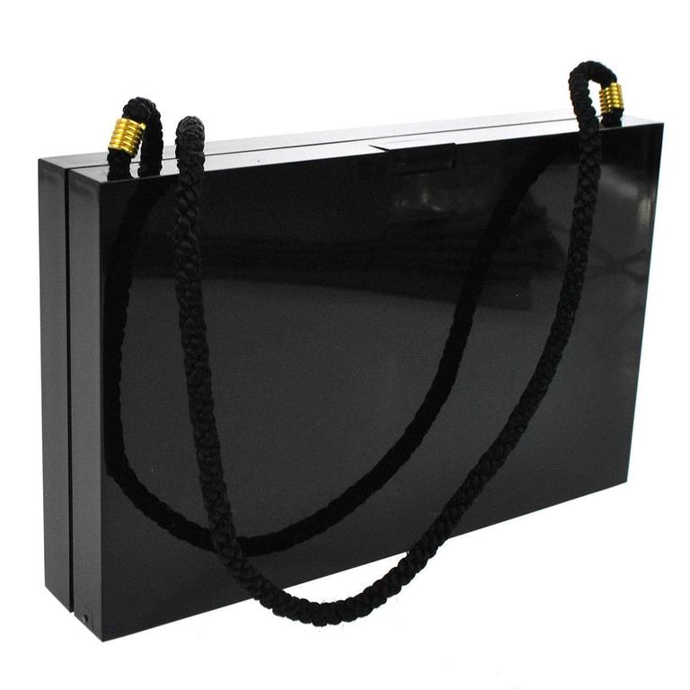 Yves Saint Laurent YSL Black Gold Compact Cosmetic Case Evening