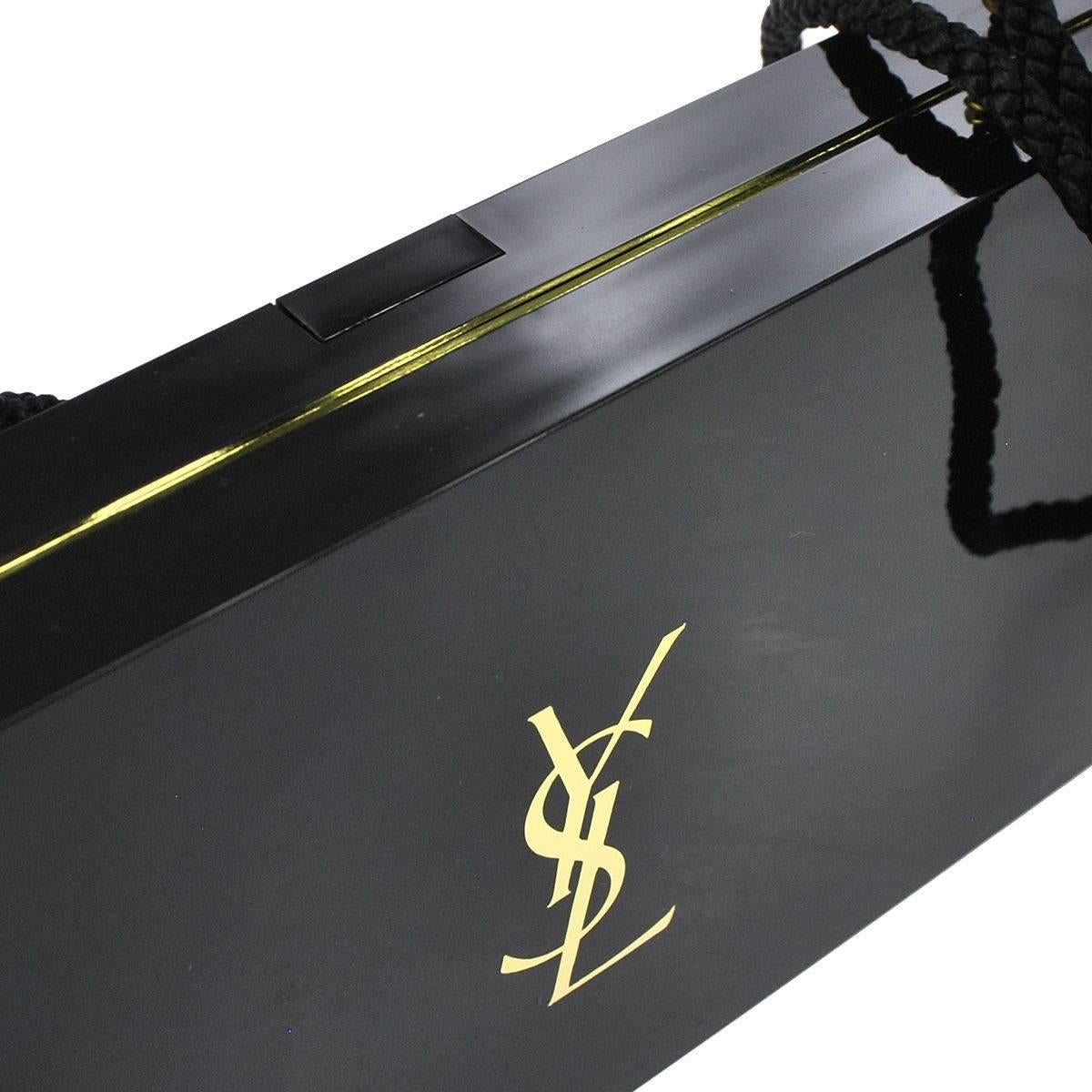 ysl plastic bag