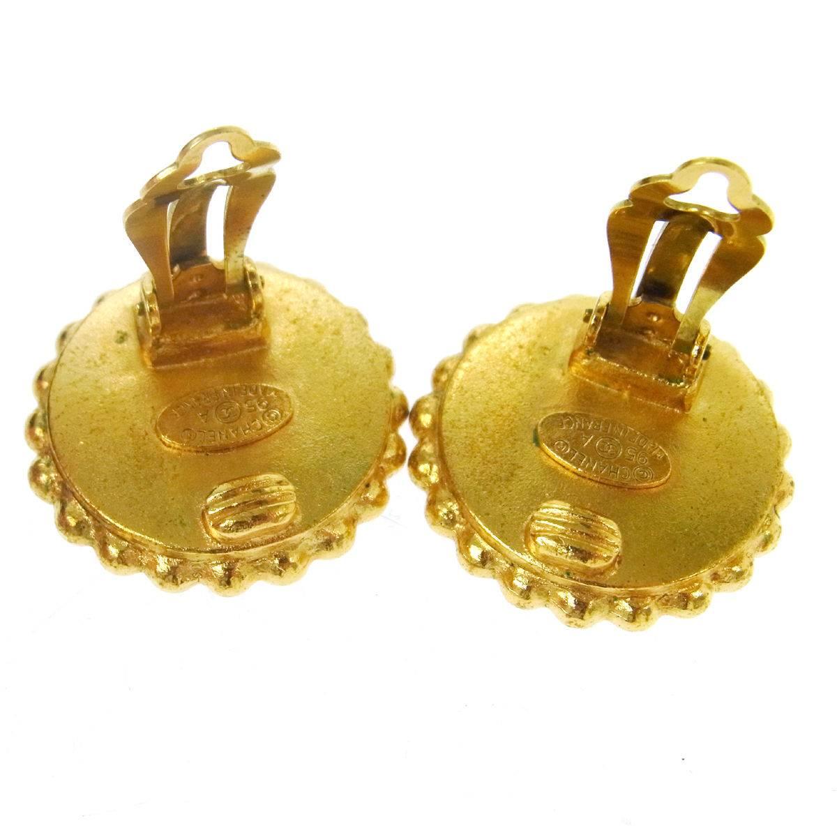 chanel vintage earrings