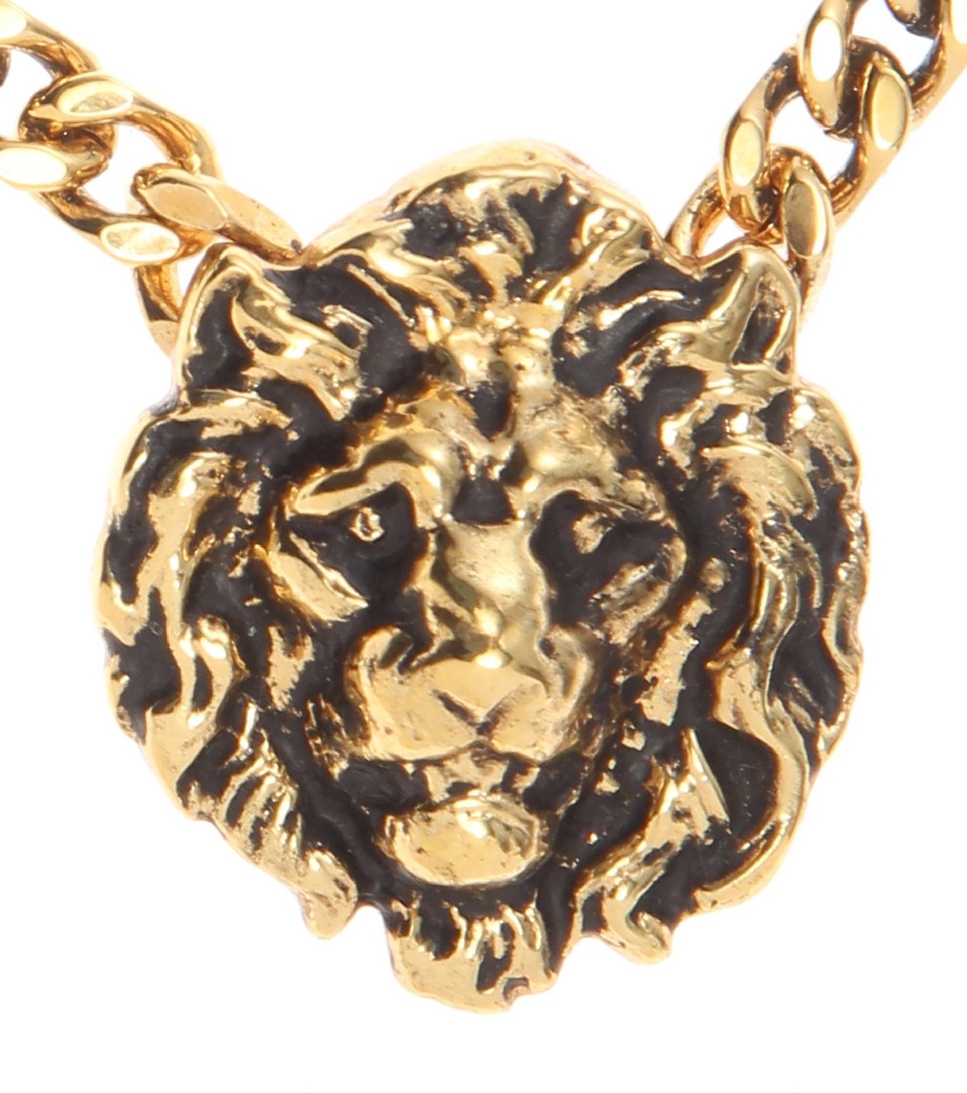 lion choker necklace