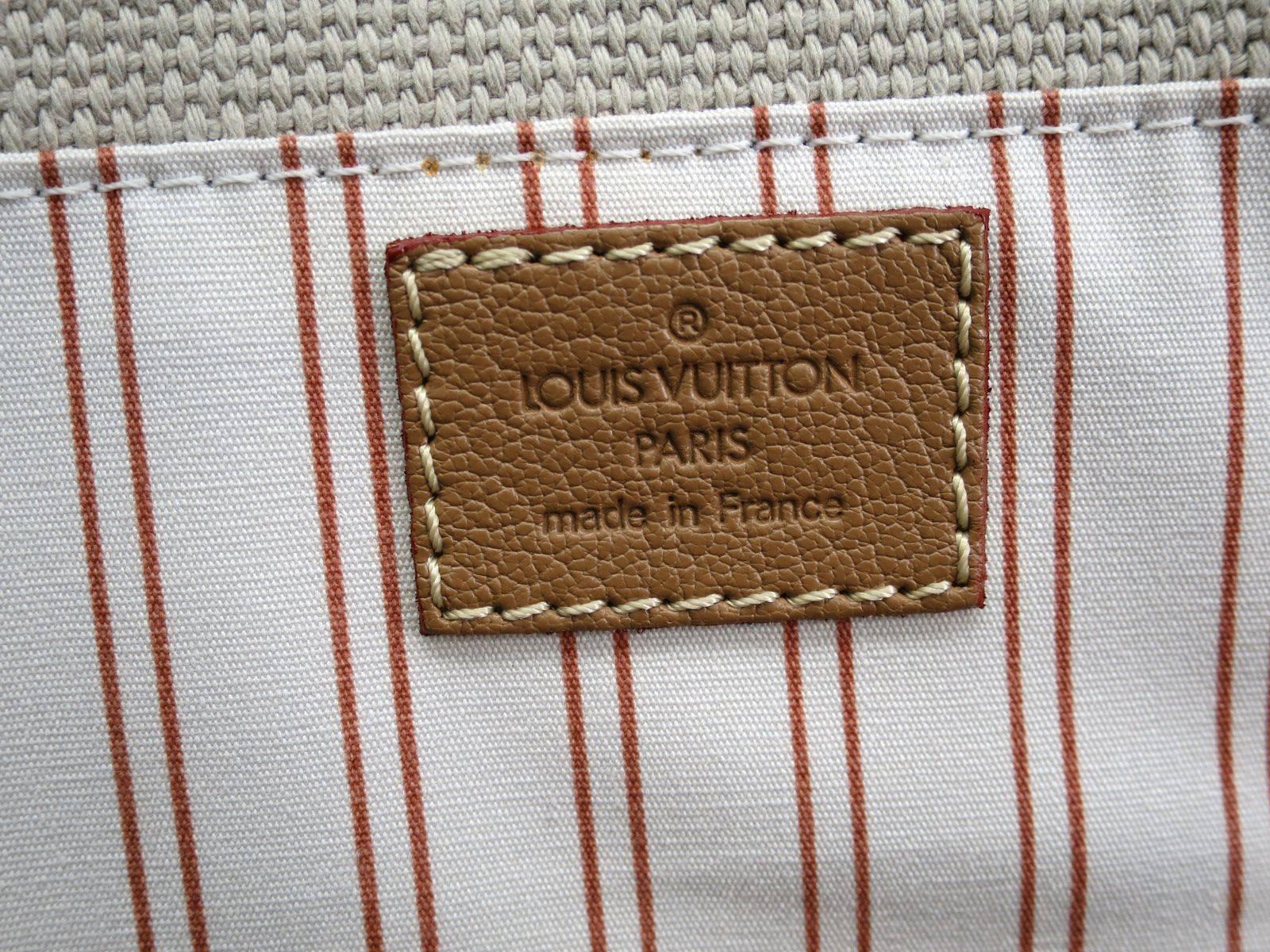 Beige Louis Vuitton Tan Canvas Men's Women's Weekender Carryall Travel Duffle Bag