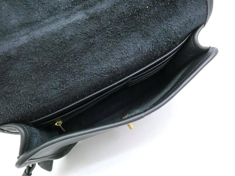 Coach Vintage Rare Men&#39;s Black Leather Wristlet Carryall Clutch Bag W Hang Tag For Sale at 1stdibs