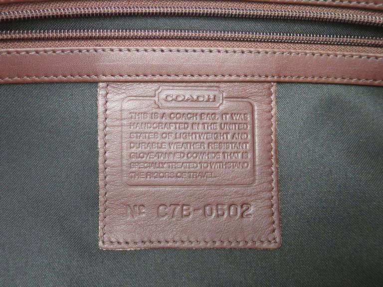 men's coach travel duffle bag