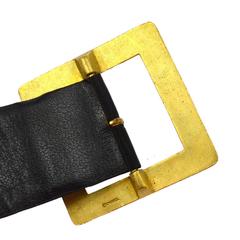 Chanel Black Leather Bow Evening Belt