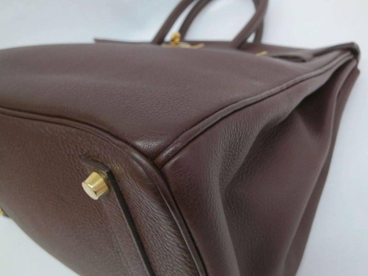 Hermes Birkin 35 Top Handle Tote Bag With All Original Accessories 1