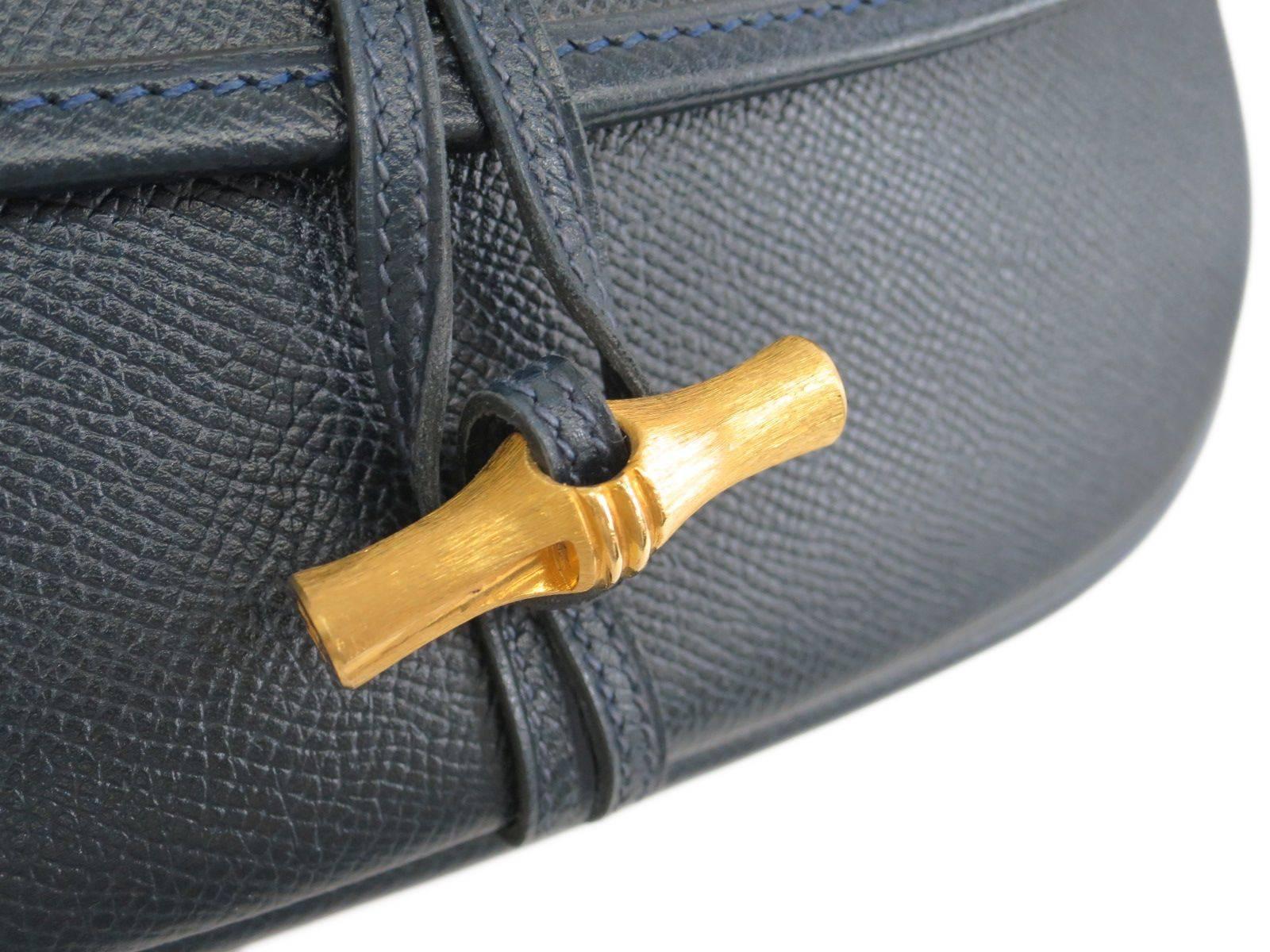 CURATOR'S NOTES

Hermes Vintage Leather Flap Crossbody Bag  

Leather
Gold tone hardware
Toggle closure
Made in France
Date code Circle R
Adjustable shoulder strap drop 53"
Measures 8.5" W x 7" H x 3" D 
Includes original Hermes