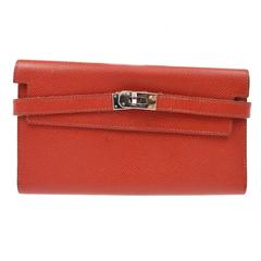 Hermes Leather Kelly Clutch Wallet