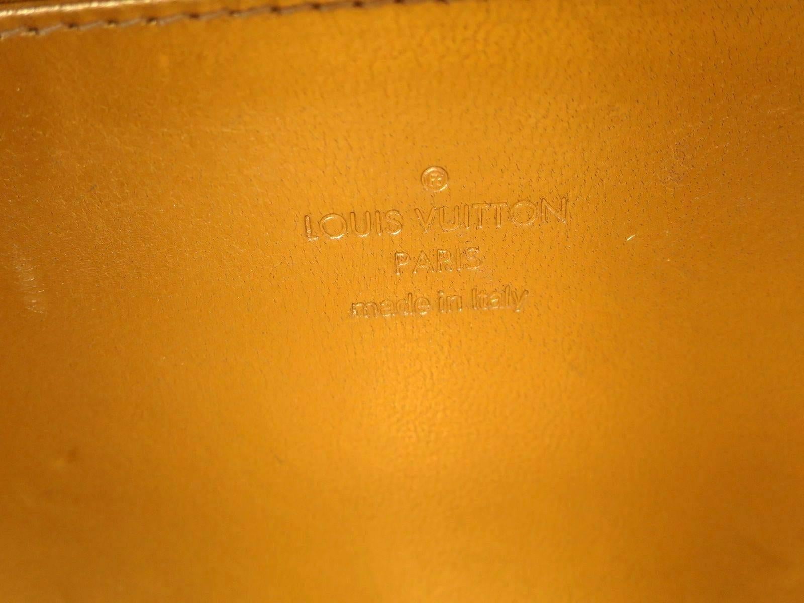Women's Louis Vuitton Limited Edition Black Logo Gold Chain Shoulder Clutch Bag