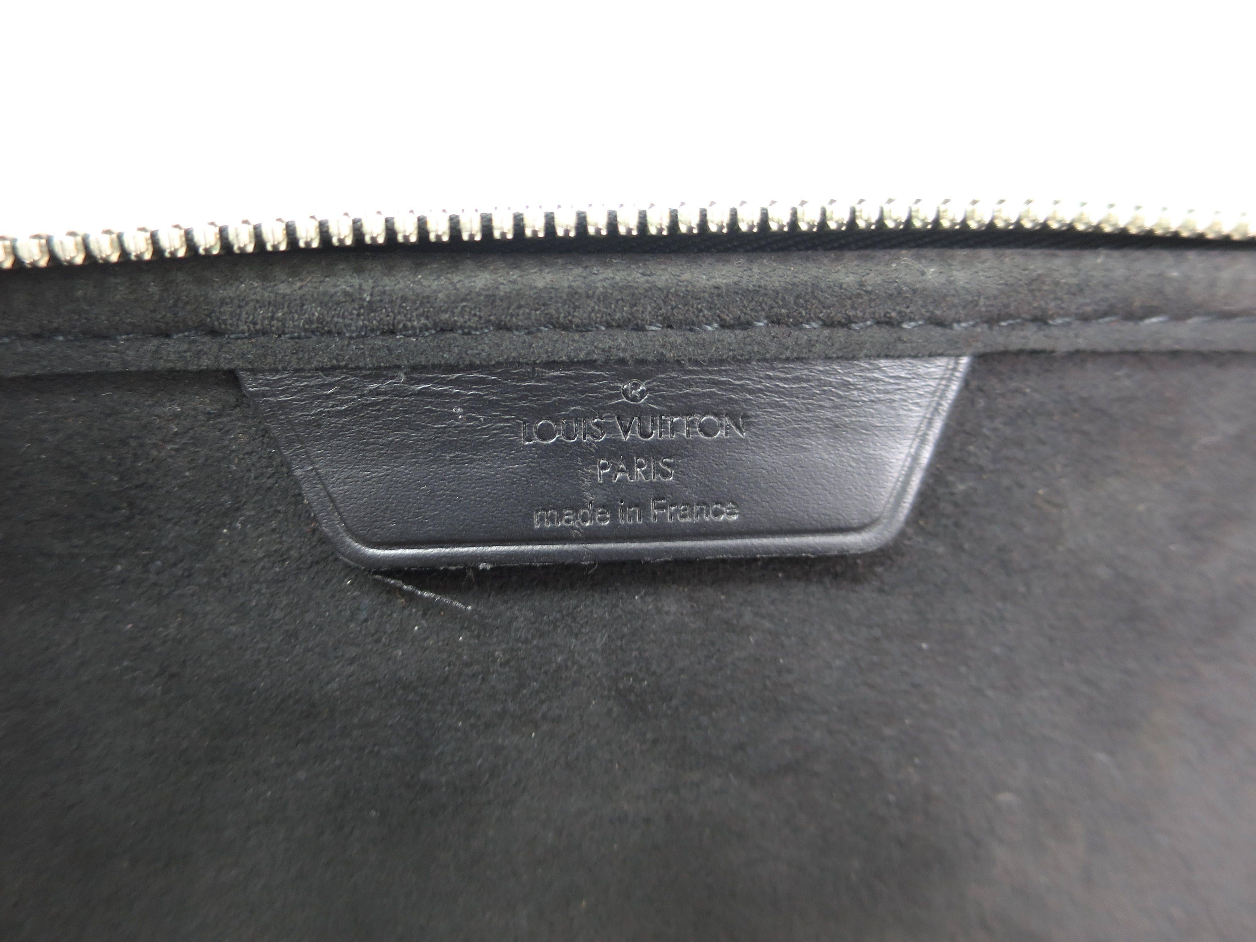 Gray Louis Vuitton Monogram Canvas Tech Laptop Men's Carryall Travel Bag Case