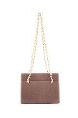 Gucci Vintage Cognac Animal Skin Envelope Evening Shoulder Bag