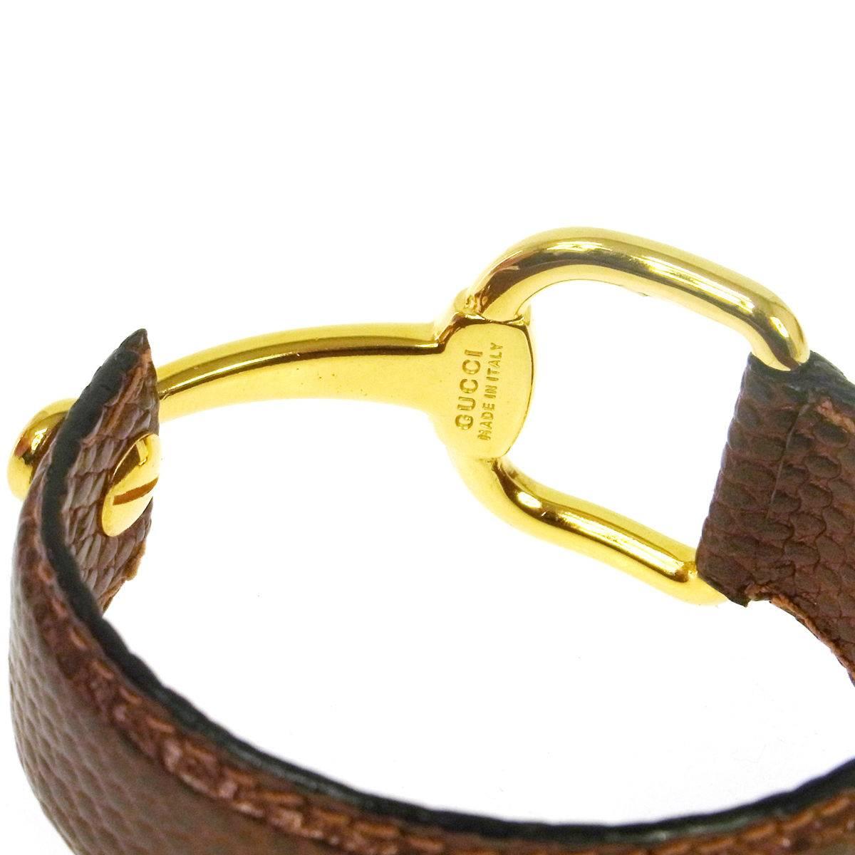 gucci leather bracelet women's