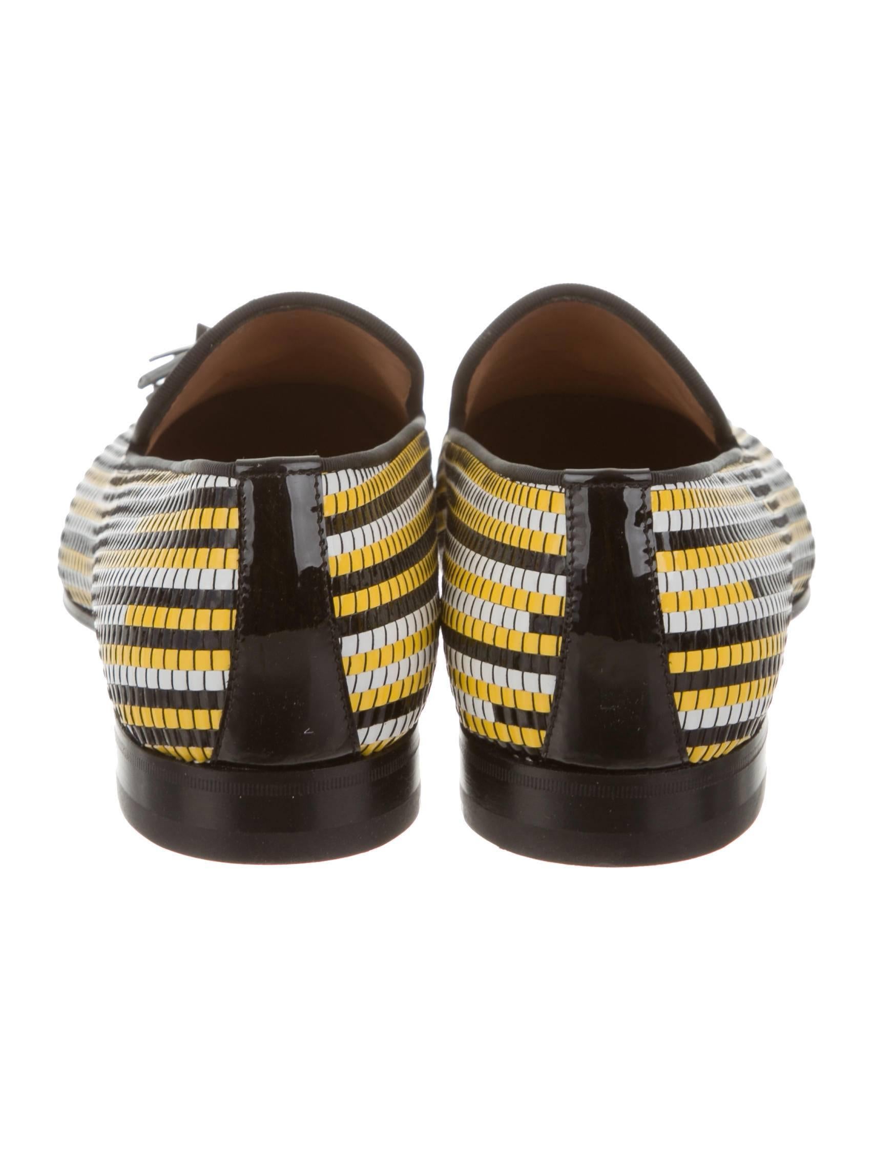 striped flats