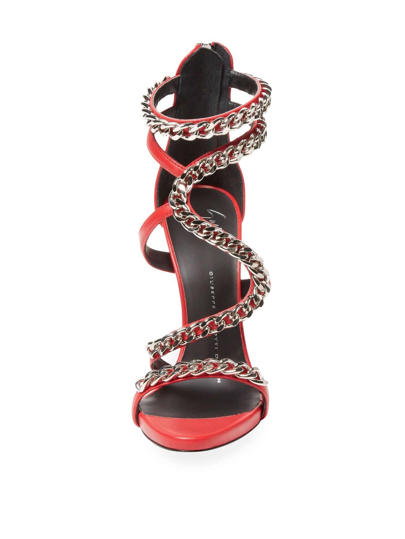 snake heels silver