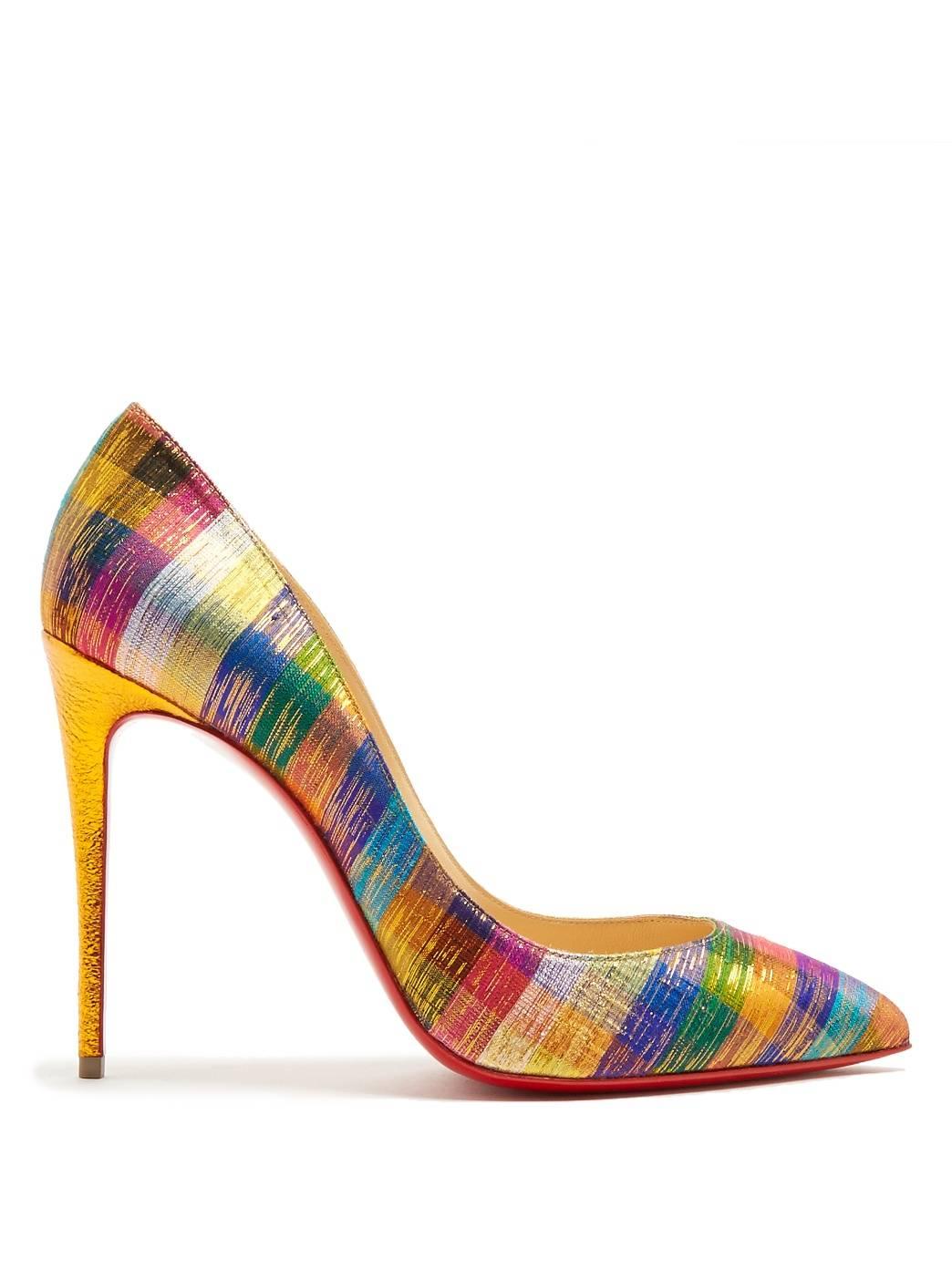 louboutin rainbow heels