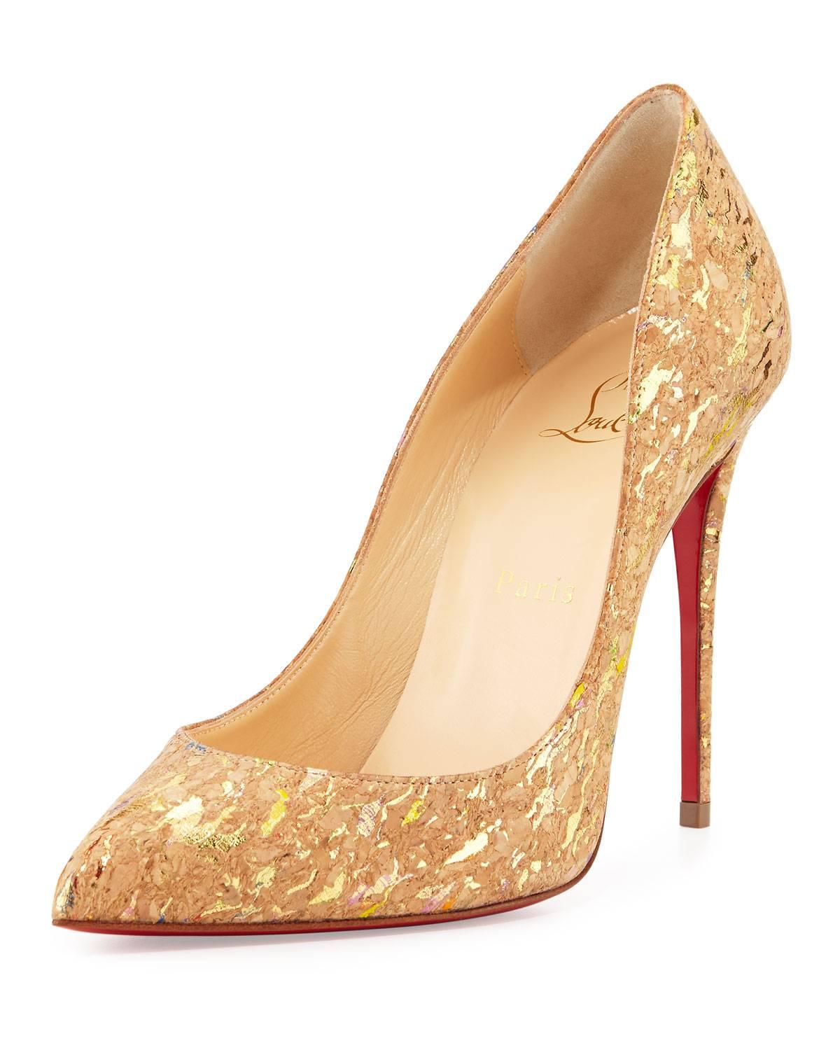 CURATOR'S NOTES

Christian Louboutin New Nude Cork Fleck Pigalle Follie High Heels Pumps in Box  

Size IT 36
Cork
Slip on
Made in Italy
Heel height 4.3