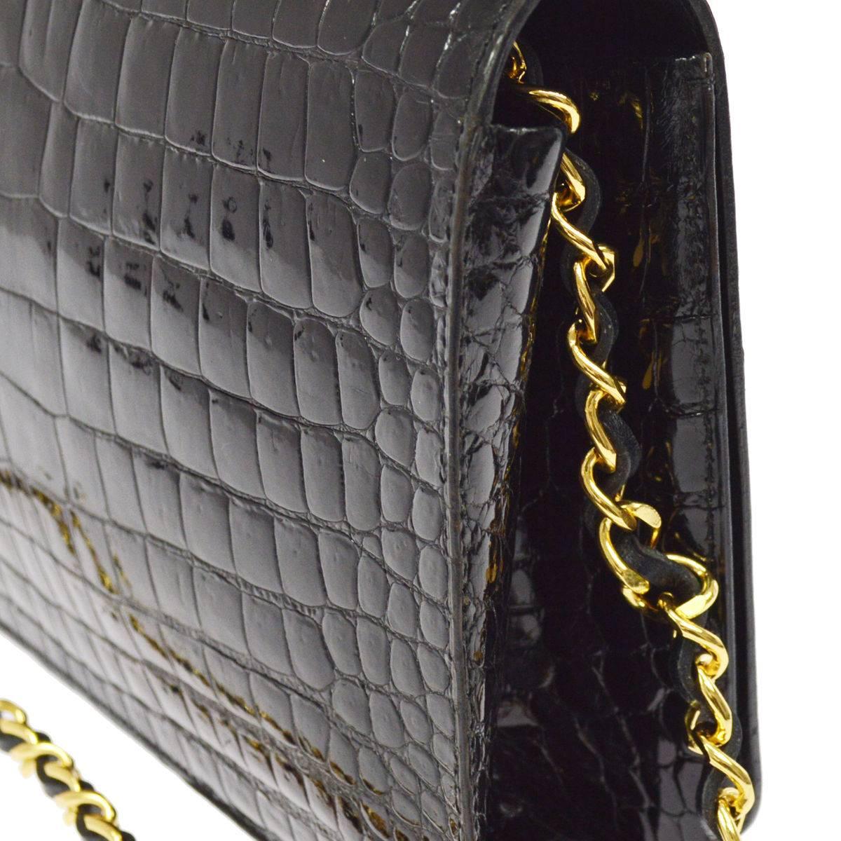 vintage chanel crocodile bag