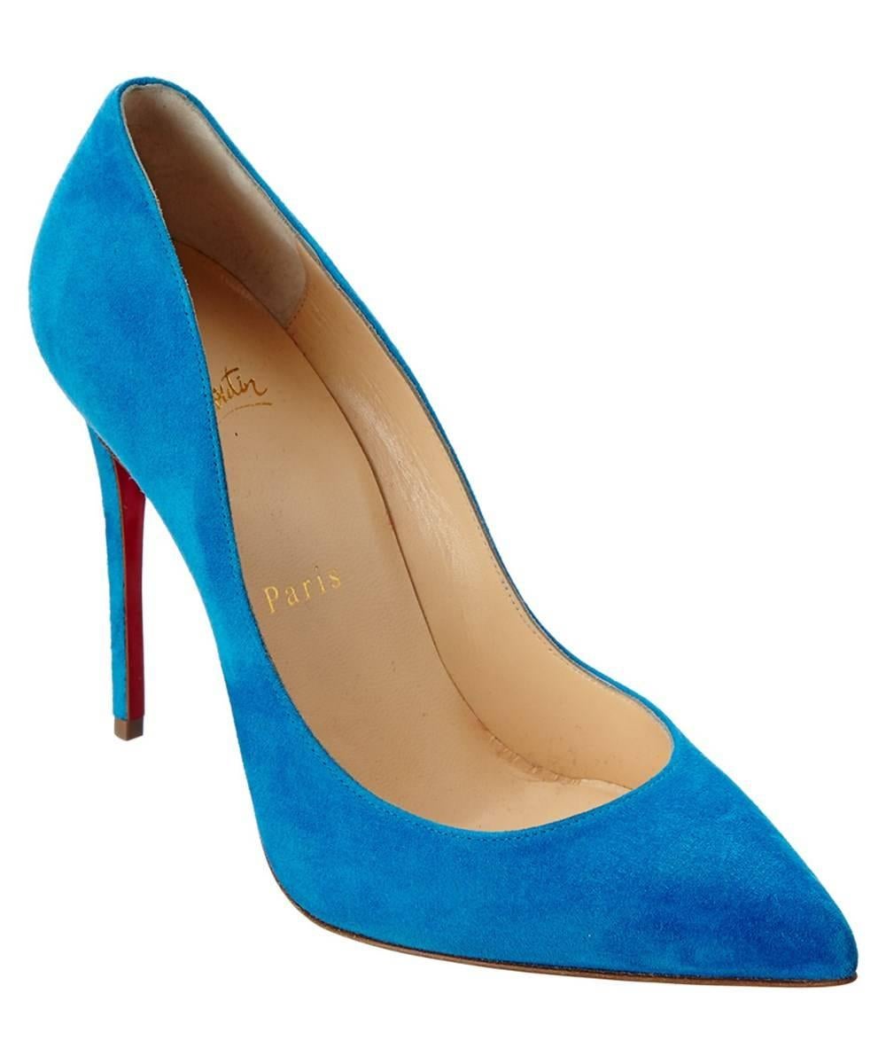 CURATOR'S NOTES

LAST PAIR!  Christian Louboutin New Blue Suede Pigalle Follie High Heels Pumps  

Size IT 36.5
Suede
Slip on
Made in Italy
Heel height 4" (100mm)