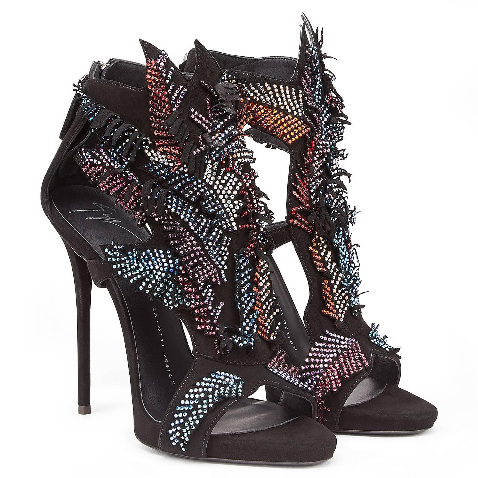 giuseppe feather heels