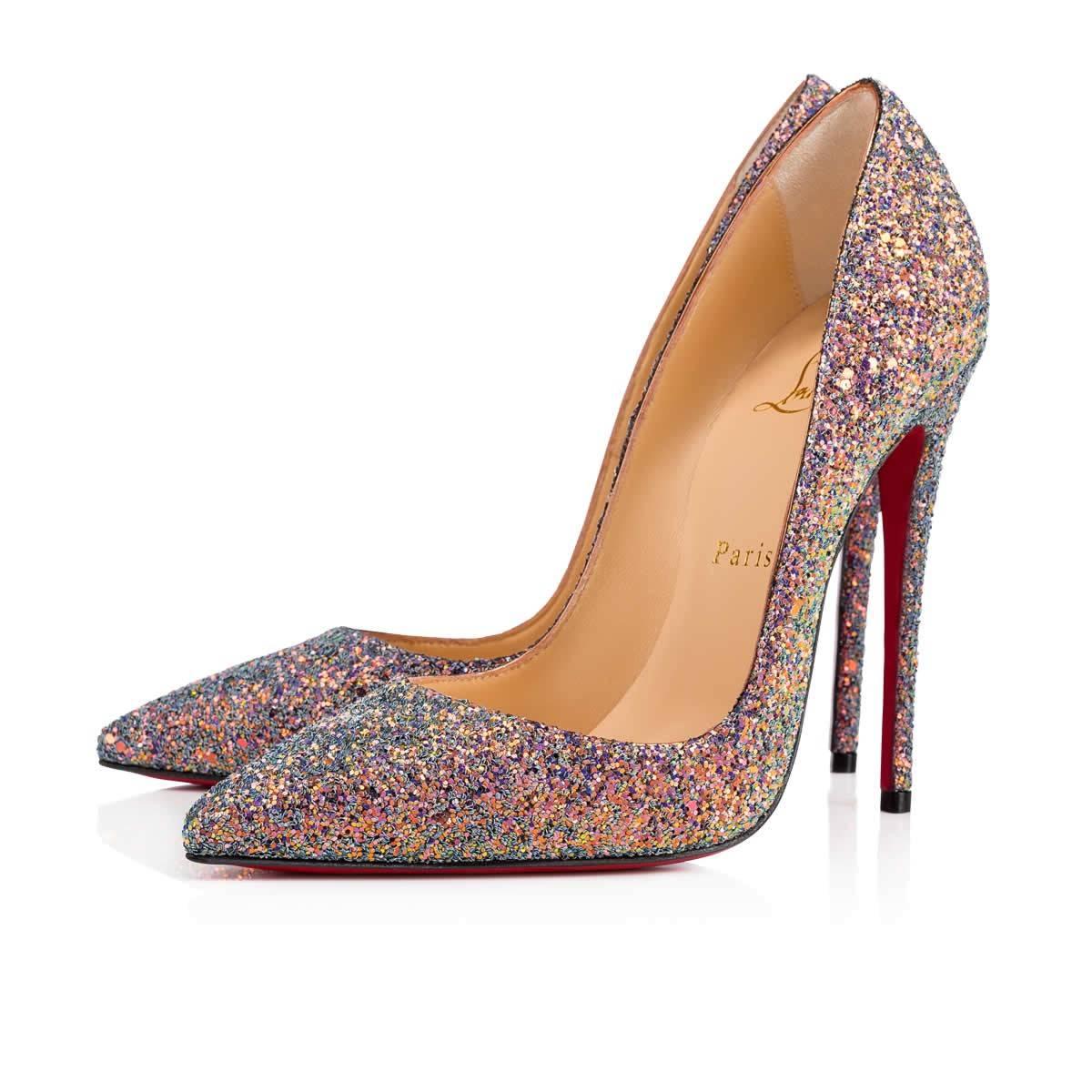 CURATOR'S NOTES

Christian Louboutin New Princess Glitter So Kate Heels Pumps in Box  

Size IT 36.5
Leather
Glitter
Slip on 
Made in Italy
Heel height 4.75" (120mm)
Includes original Christian Louboutin dust bag and box 