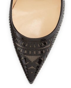 Christian Louboutin New Sold Out Black Patent So Kate Heels Pumps in Box