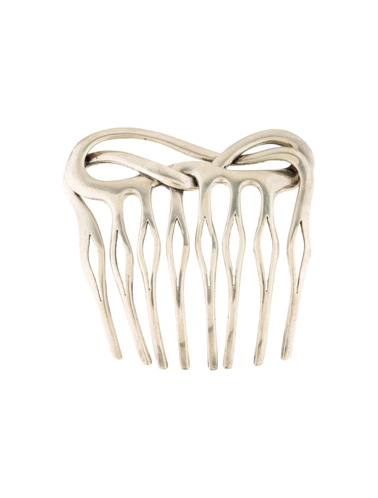 Tiffany and Co Vintage Genuine Sterling Silver Evening Hair Comb Barrette at 1stDibs