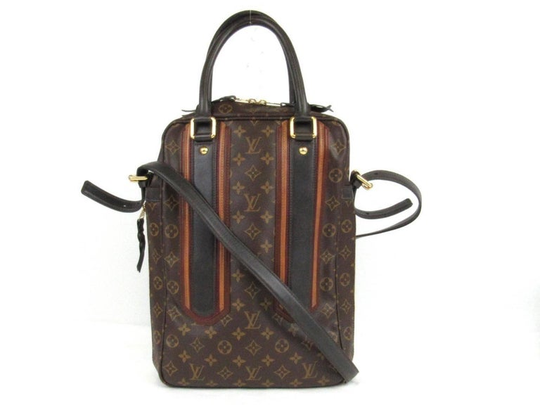 Louis Vuitton Limited Edition Mono Men's Top Handle Travel Tote