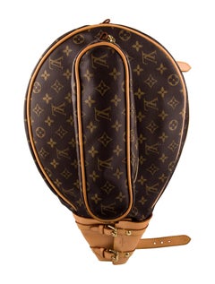Louis Vuitton Monogram Men's Women's Tennis Racquet and Ball Storage Case Bag