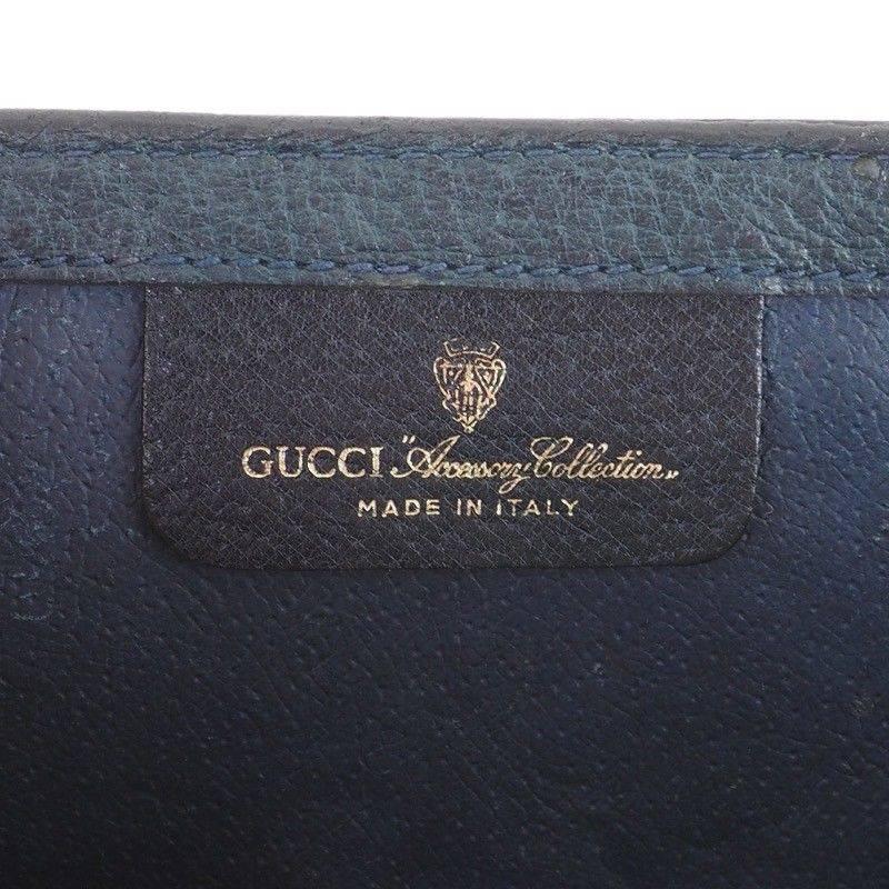 Gucci Vintage Web Supreme GG Blue Red Stripe Monogram Large Evening Clutch Bag 1