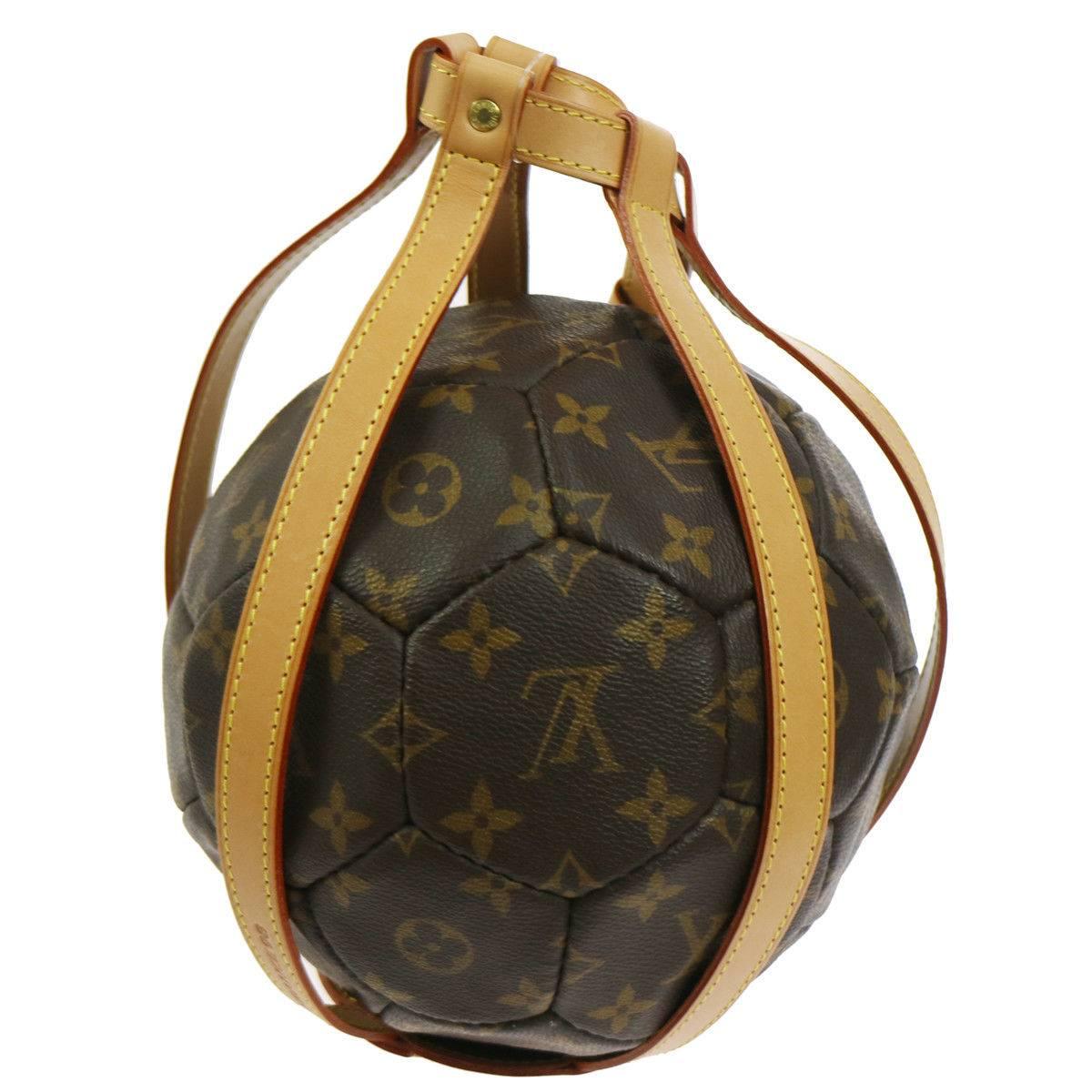 Louis Vuitton Monogram Soccer Ball Leather Carrying Holster