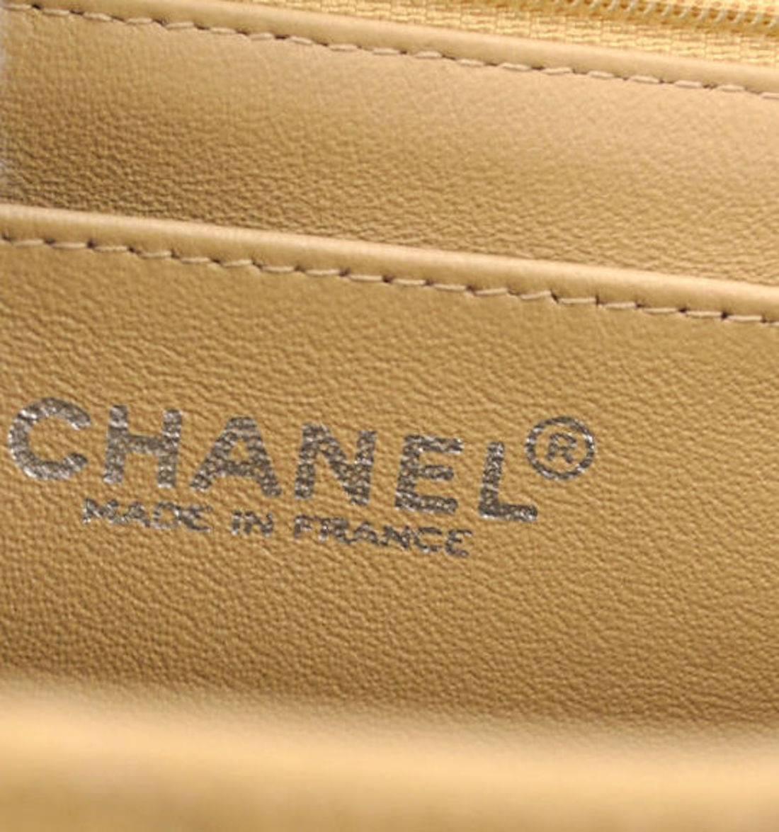 Chanel Nude Caviar Silver Kelly Style Satchel Flap Bag W/Box 2