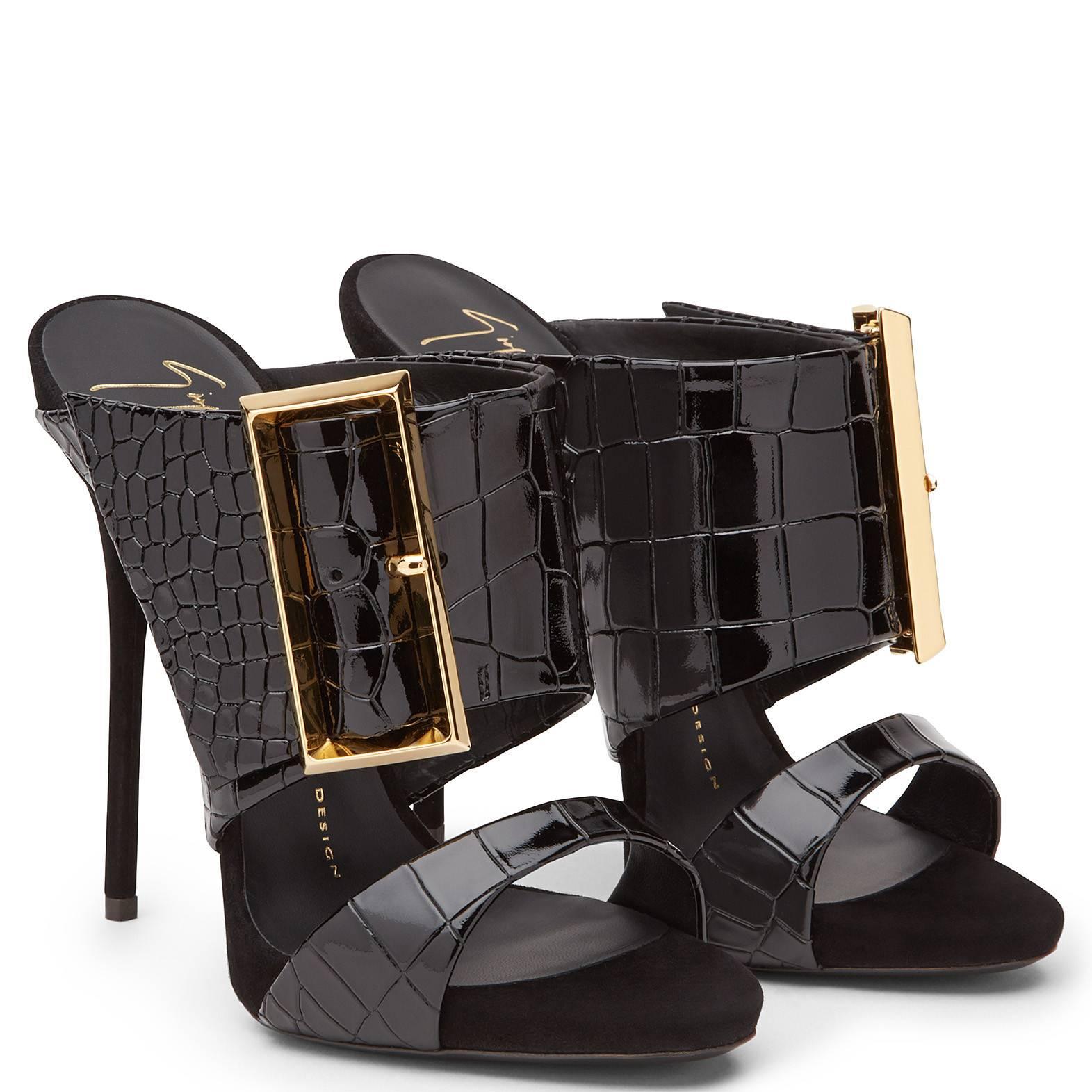 black evening heels