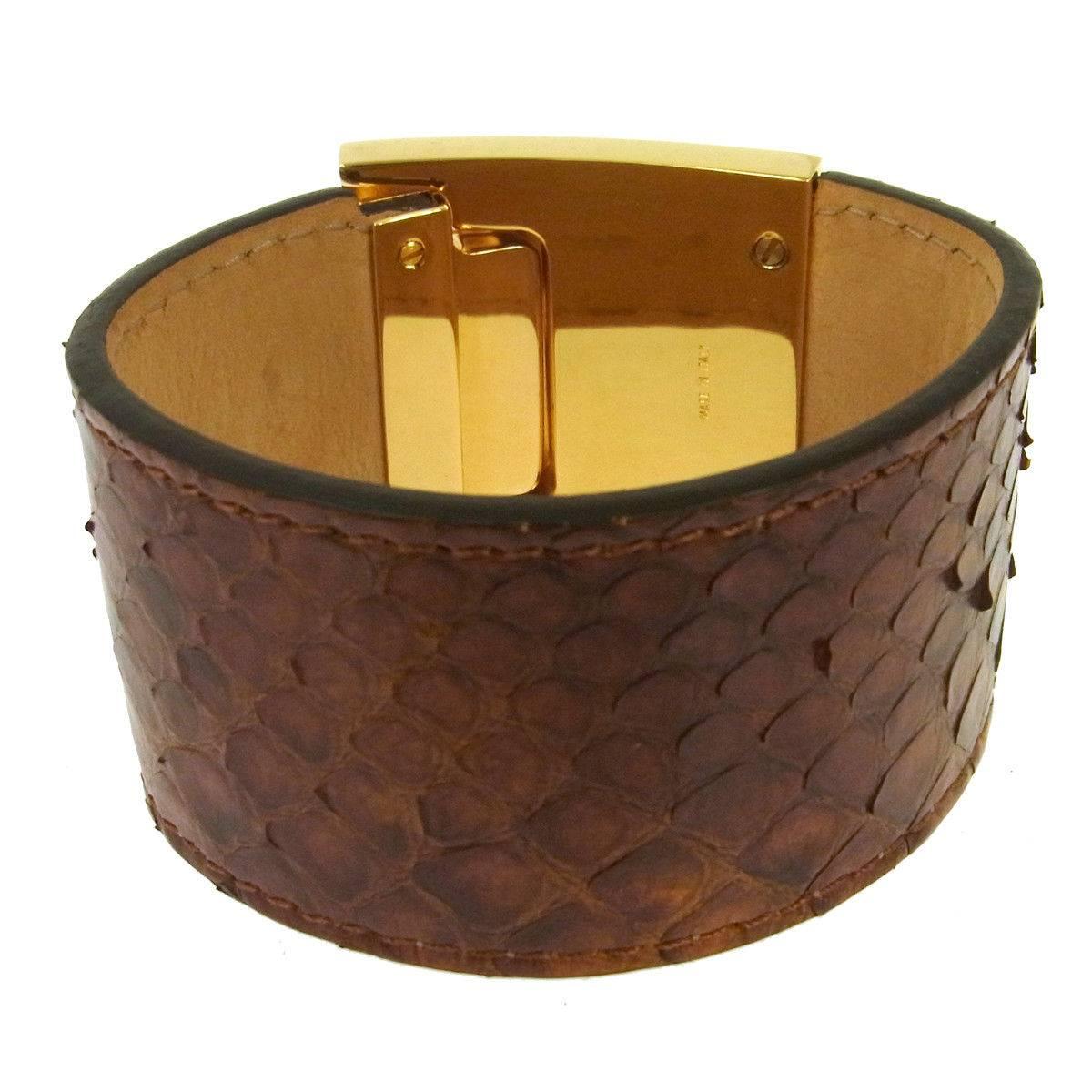 snakeskin bracelet