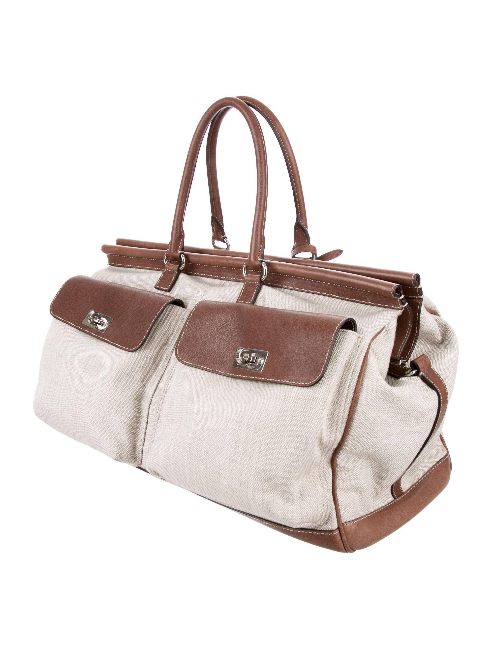 brunello cucinelli duffle bag