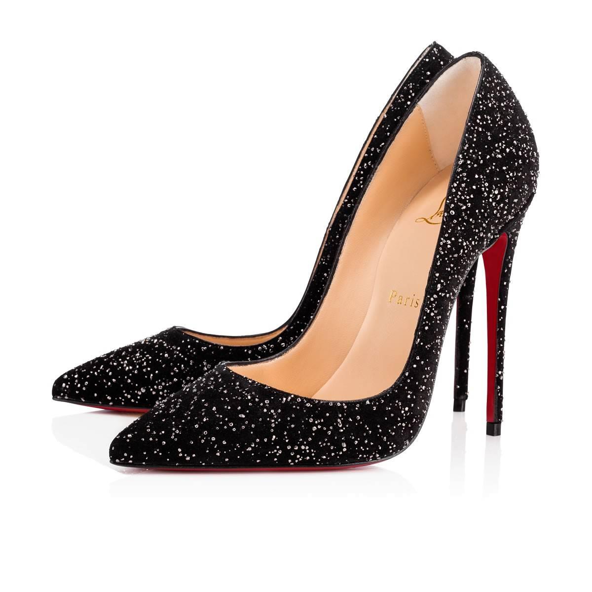 Christian Louboutin New Holiday Black So Kate Evening Heels Pumps in Box In New Condition In Chicago, IL