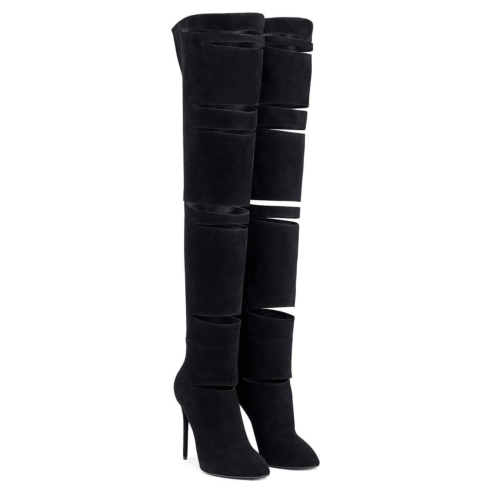 giuseppe zanotti thigh high boots