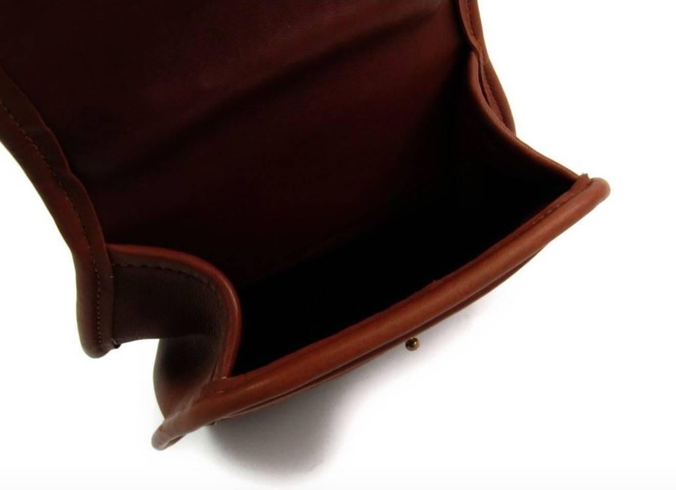 cognac coach purse