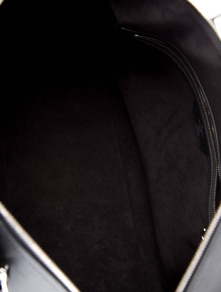 Louis Vuitton Supreme NEW Black Leather Men's Travel Duffle Carryall ...