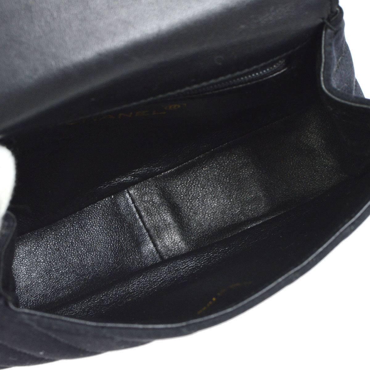 Chanel Rare Black Gripoix Charm Evening 2 in 1 Clutch Party Shoulder Flap Bag 2
