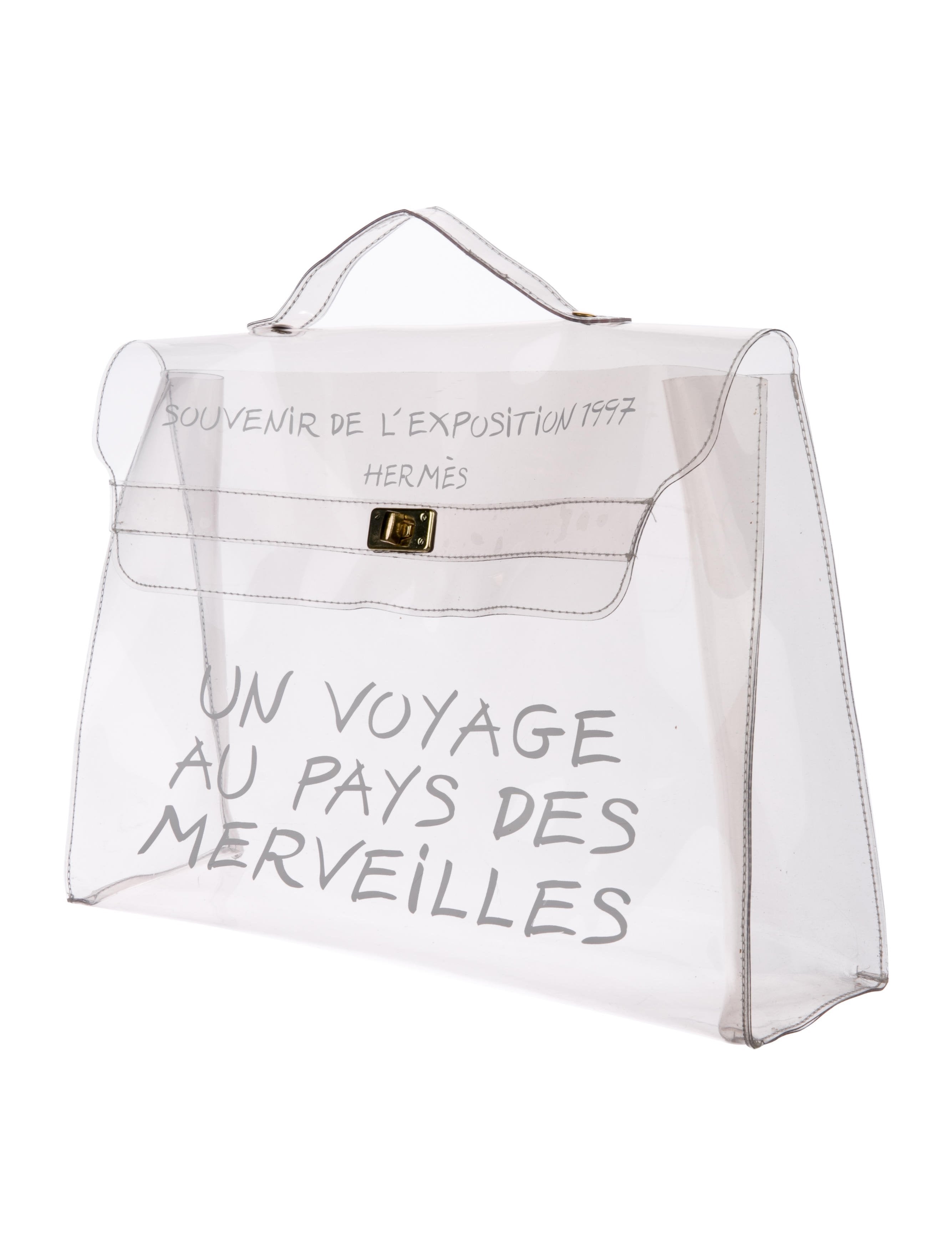 un voyage clear bag hermes