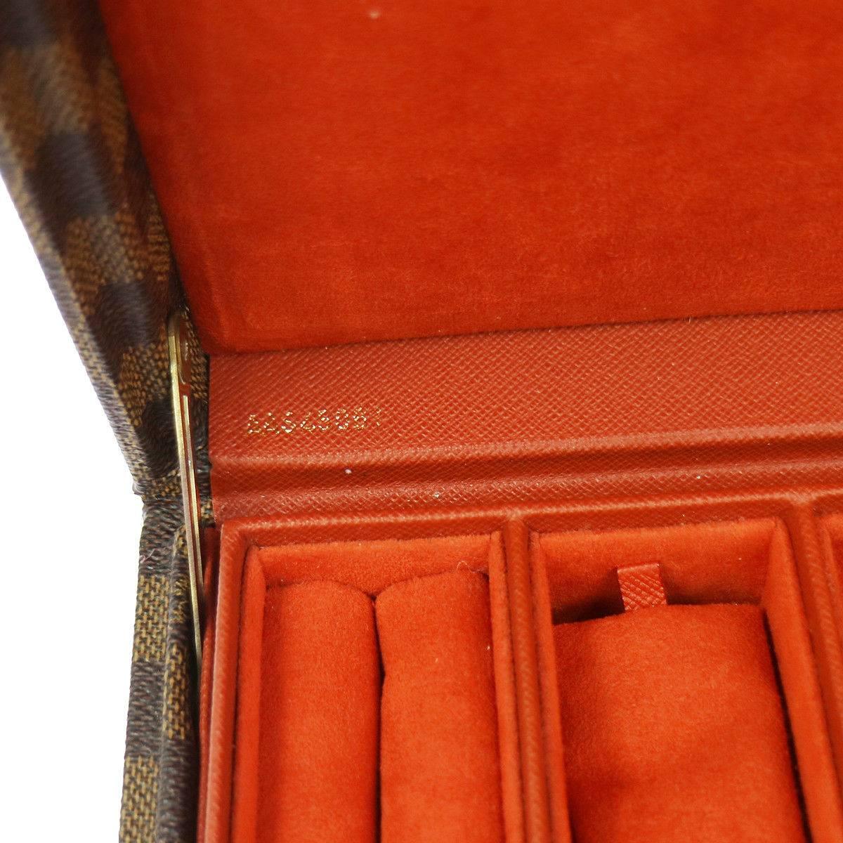 Louis Vuitton Rare Monogram Top Handle Briefcase Vanity Jewelry Storage Case In Excellent Condition In Chicago, IL