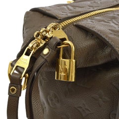 Louis Vuitton Chocolate Monogram Leather 2 in 1 Top Handle Shoulder Bag in Box