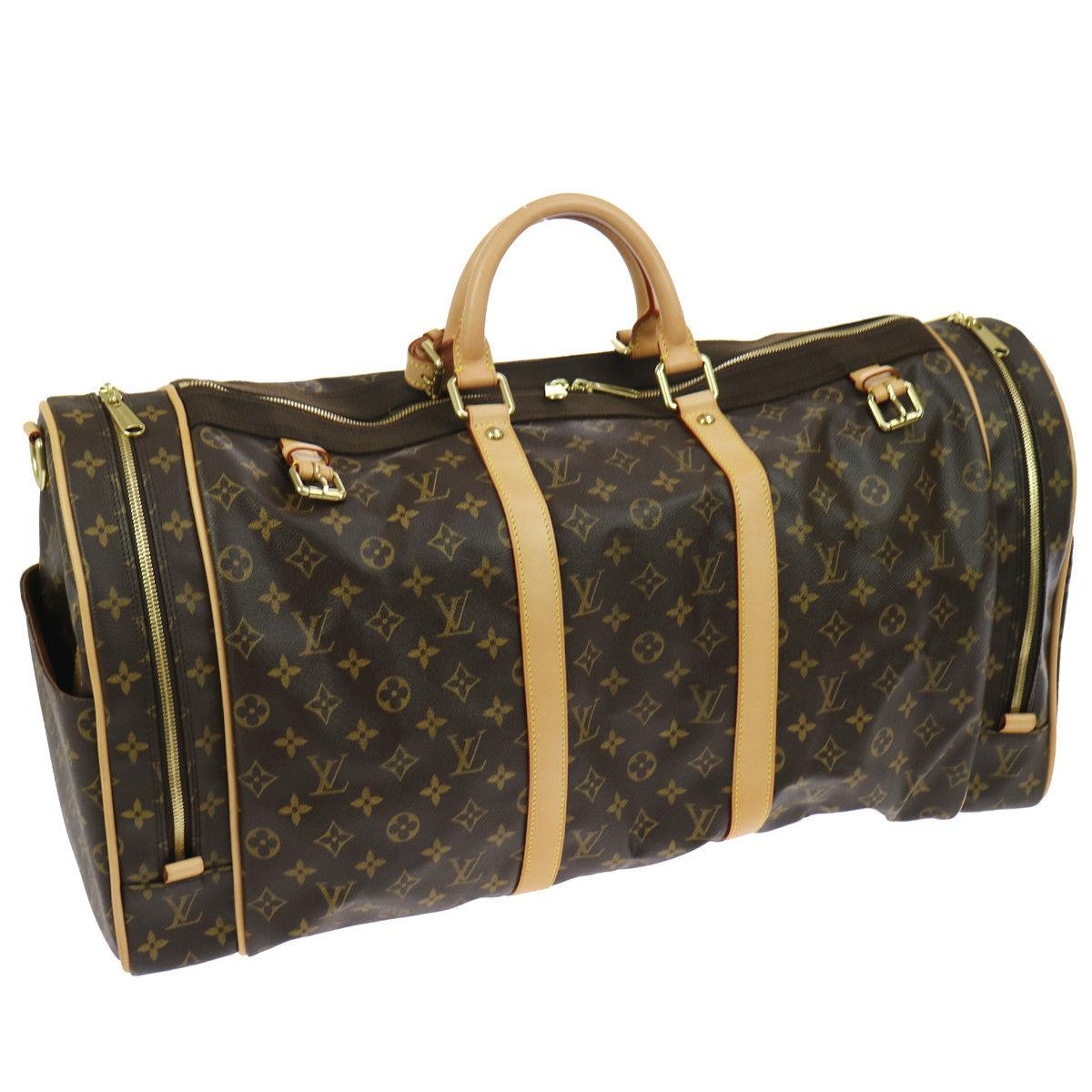 Louis Vuitton Monogram Large Men's Women's Travel Carryall Duffle Top Handle Bag