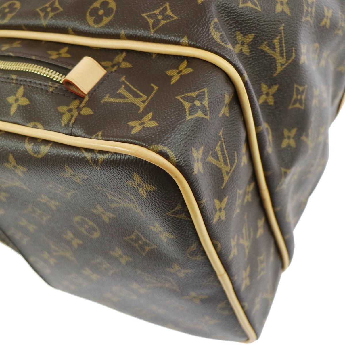 Louis Vuitton Monogram Large Men's Women's Travel Carryall Duffle Top Handle Bag In Excellent Condition In Chicago, IL