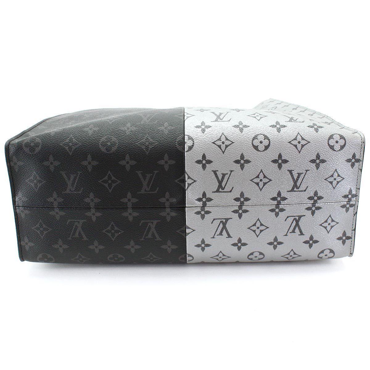 Women's Louis Vuitton Leather Two Tone Monogram Men's Women Top Handle Carryall Tote Bag