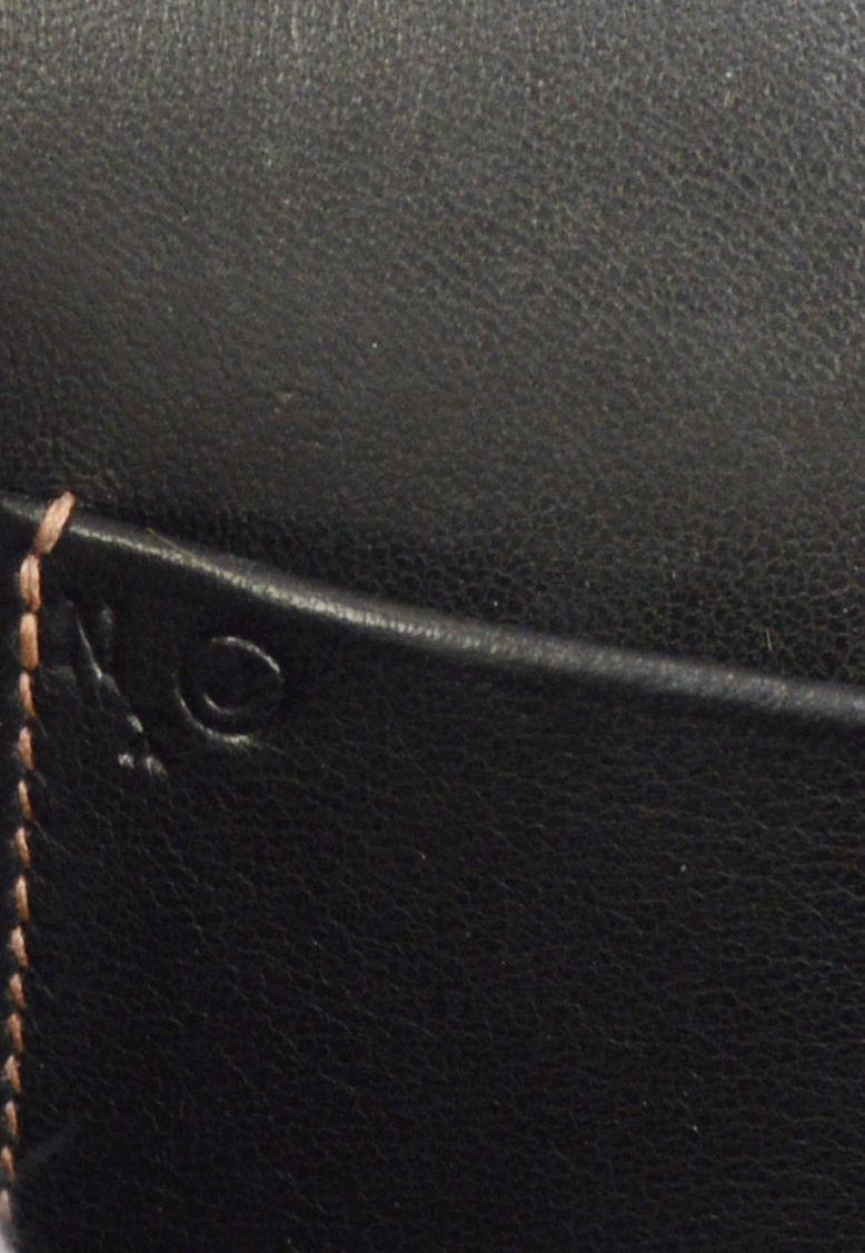 Hermes Leather Black Whipstitch Evening Envelope Fold in Flap Clutch Bag 4